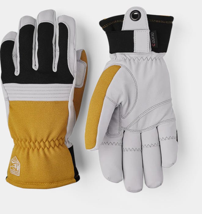 Hestra Couloir 5 Finger Sinappi 01