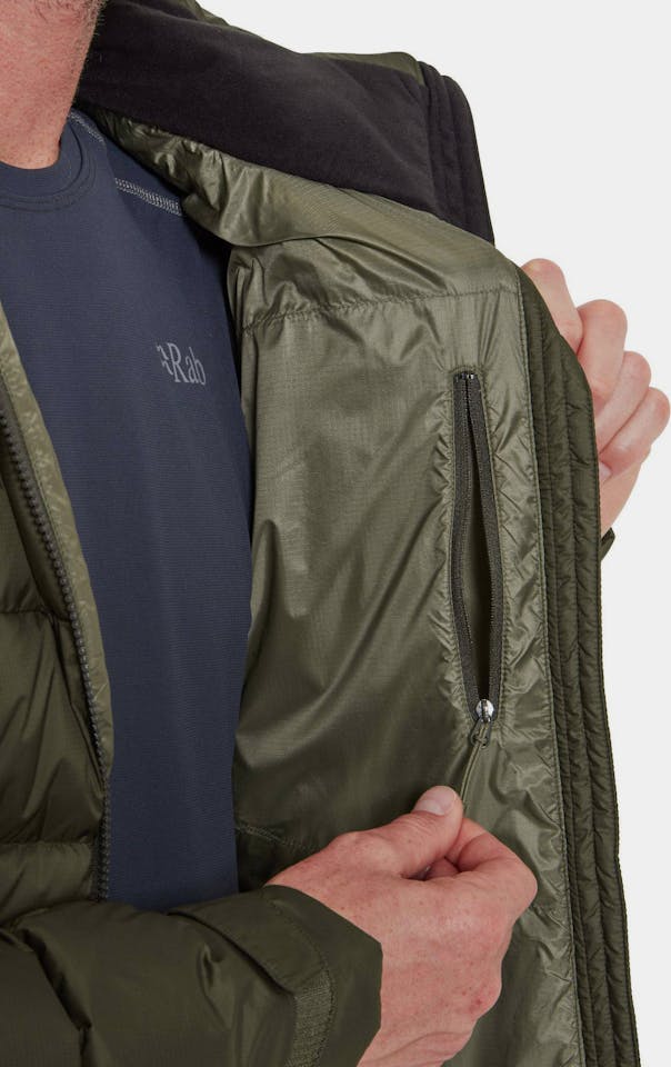 Rab Men's Ascent Jacket - Miesten untuvatakki Army Green 15