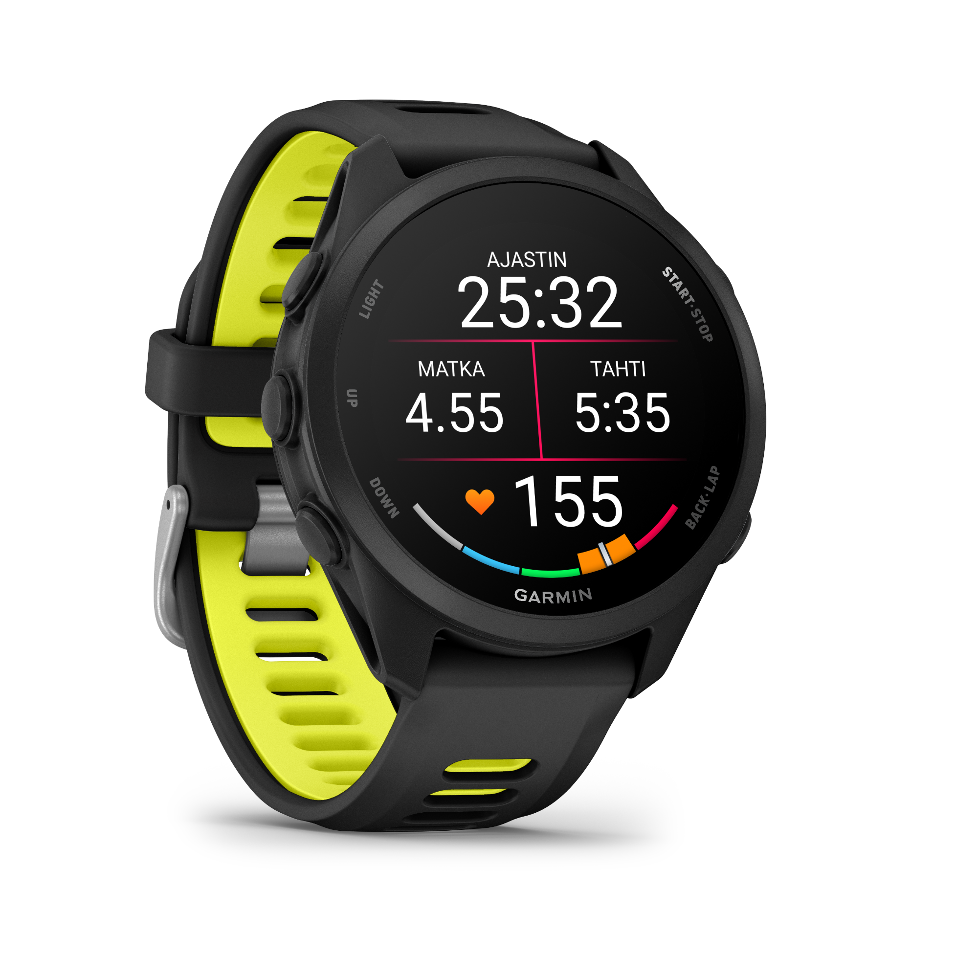 Garmin Forerunner 170 Music Black/amp Yellow  06