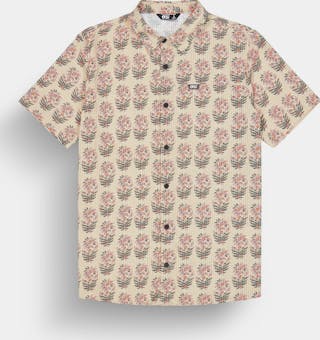 Picture Organic Clothing Men's Klivox Printed Short Sleeve Shirt
