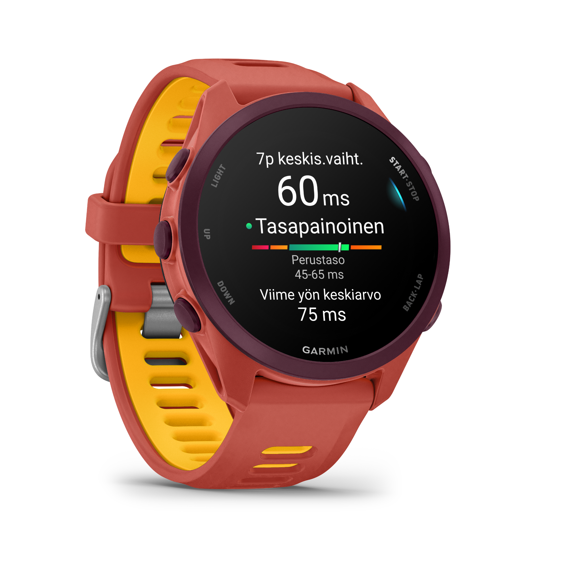 Garmin Forerunner 170 Music Red Pink/Mango  10