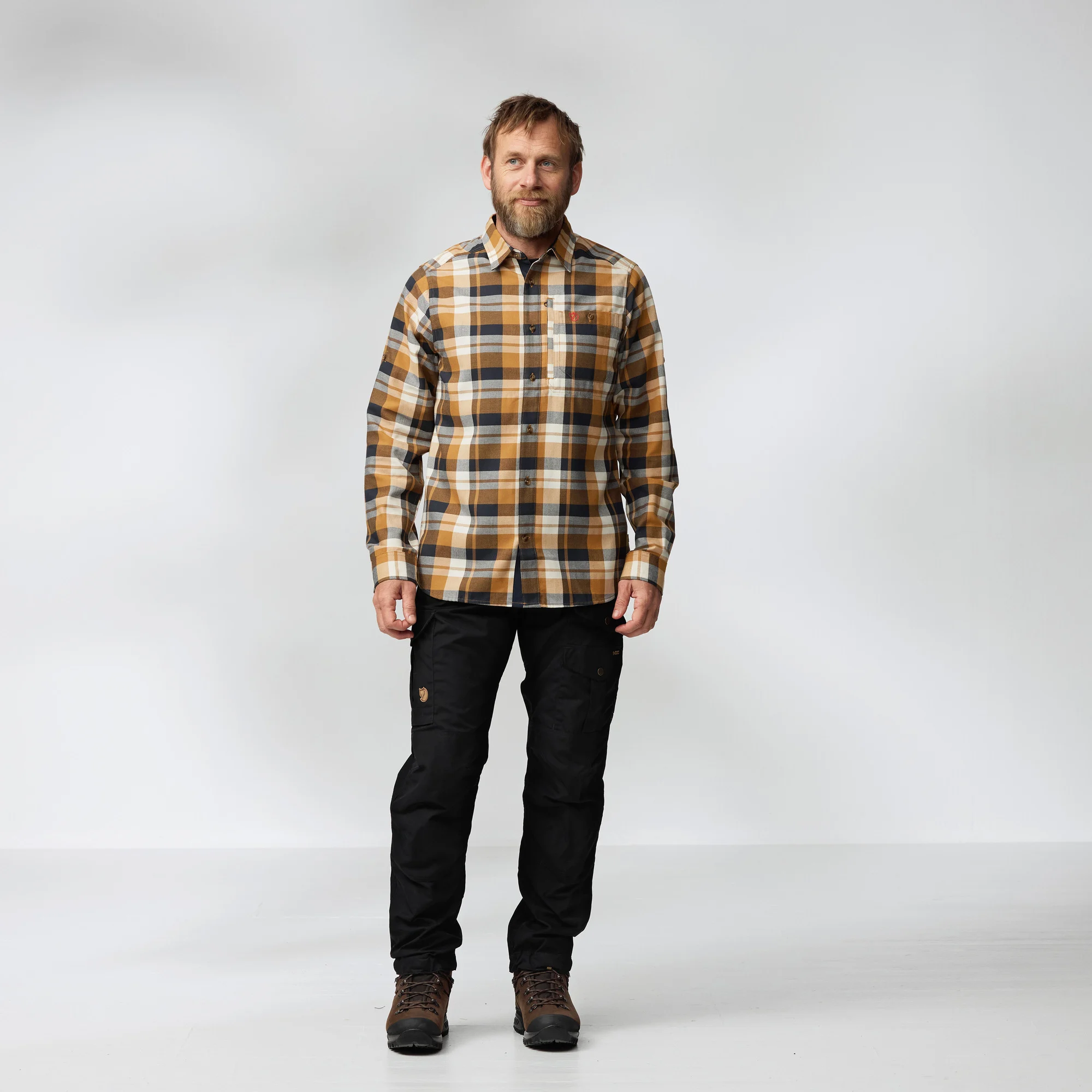 Fjällräven Men's Fjällglim Shirt Autumn Leaf 02