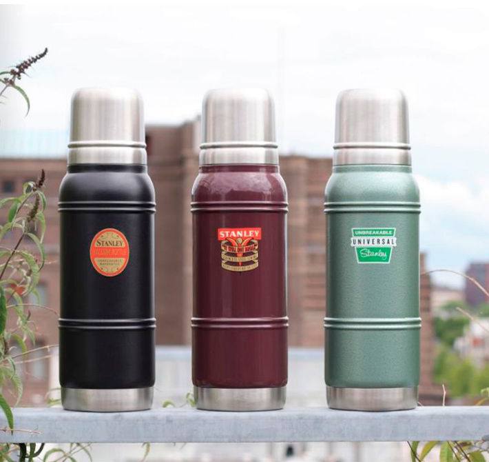 Stanley Milestones 1960 1L Vacuum ja Trigger Action 0,25 Travel Mug Vihreä 03