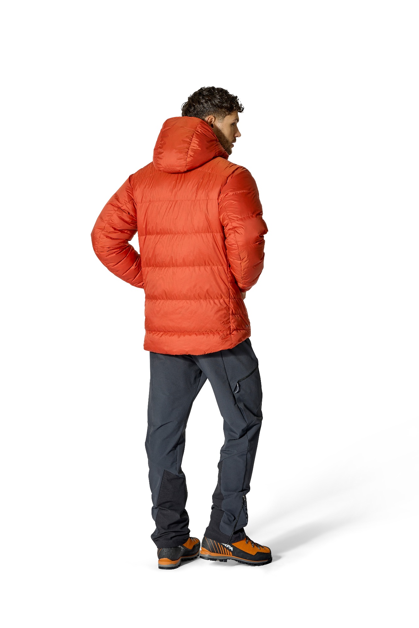 Rab Mens Positron Pro Hoody - Miesten untuvatakki Tuscan Red 03