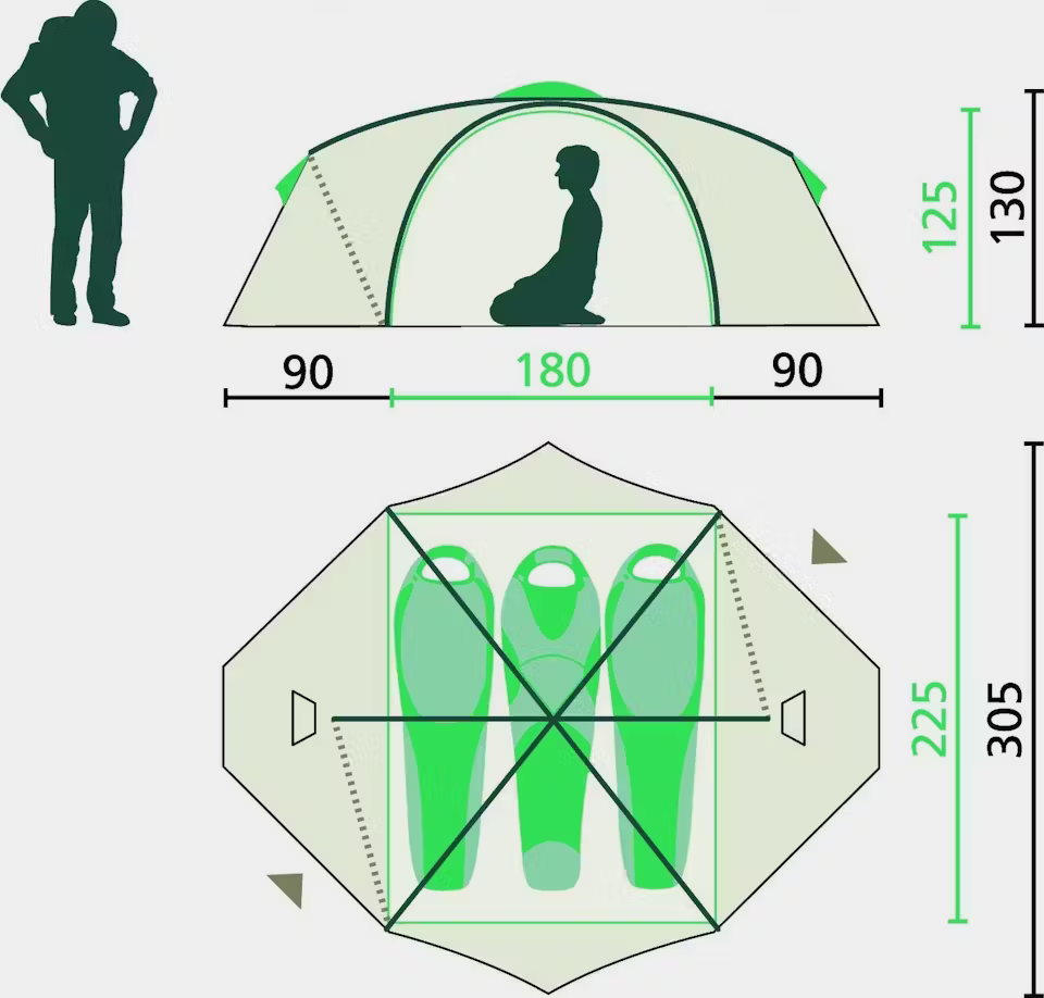Jack Wolfskin Real Dome Lite III Silver 02