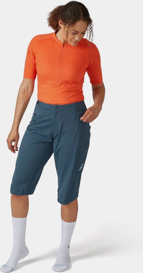 Rab Women's Cinder Kinetic Shorts Orion Blue 15