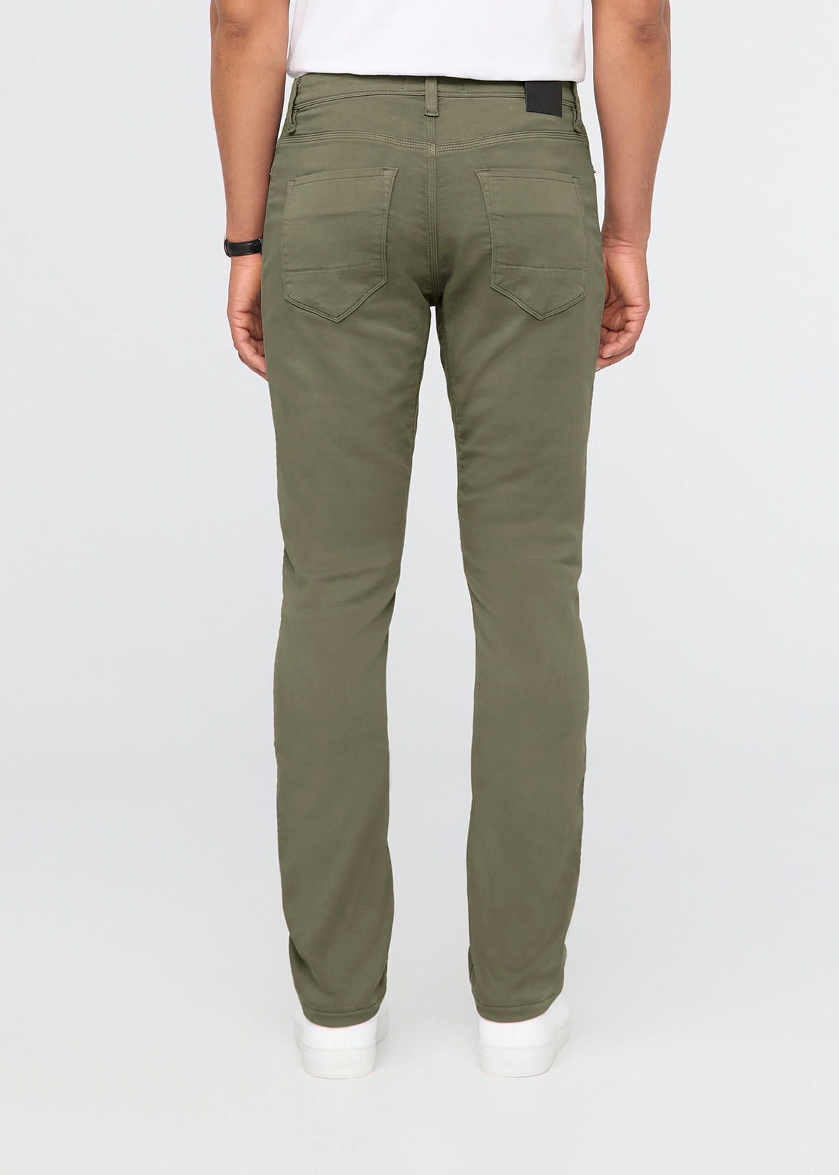 Duer Men's No Sweat Relax Taper Light Fern 03