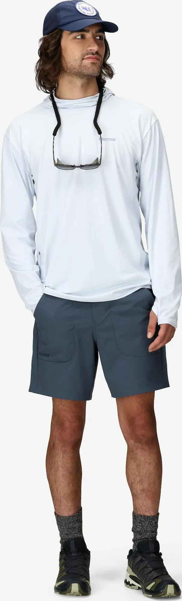 Marmot Men's AirExchange UPF 40 Shorts 7" Thunder 02