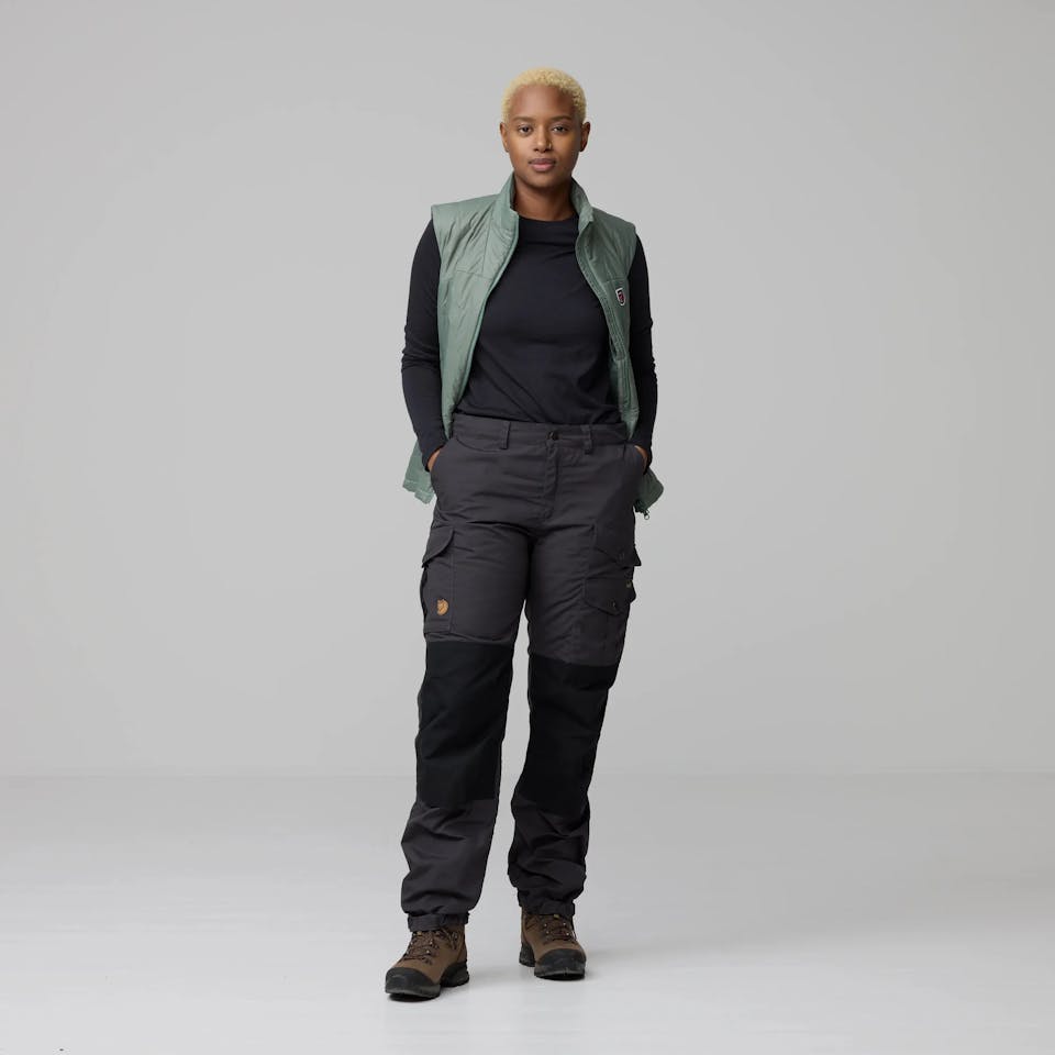 Fjällräven Women's Vidda Pro Trousers Harmaa / Musta 04