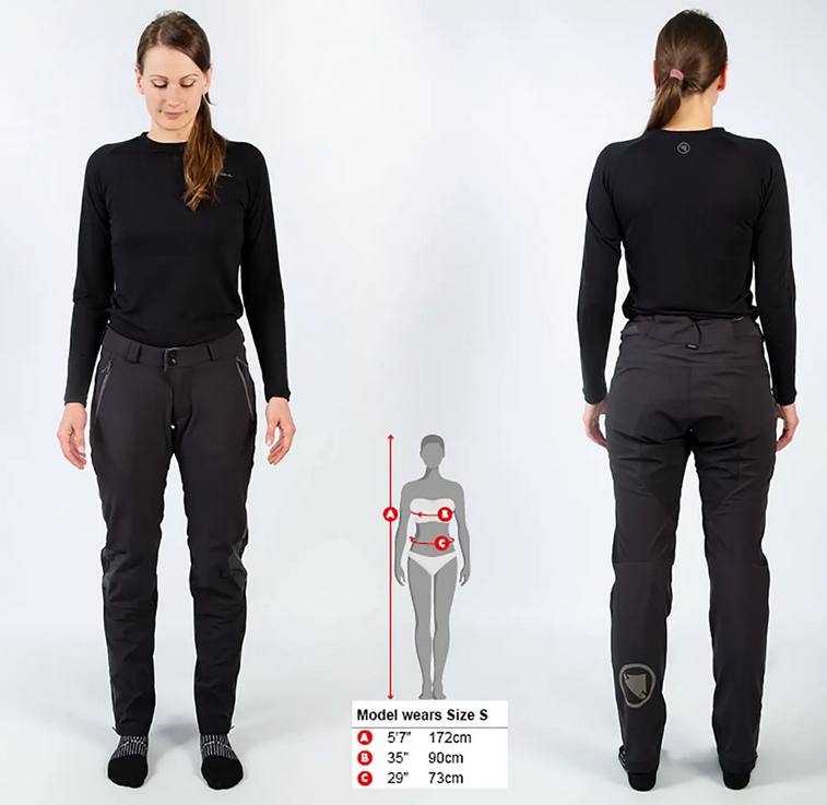 Endura Women's MT500 Spray Baggy II Trousers Black 07