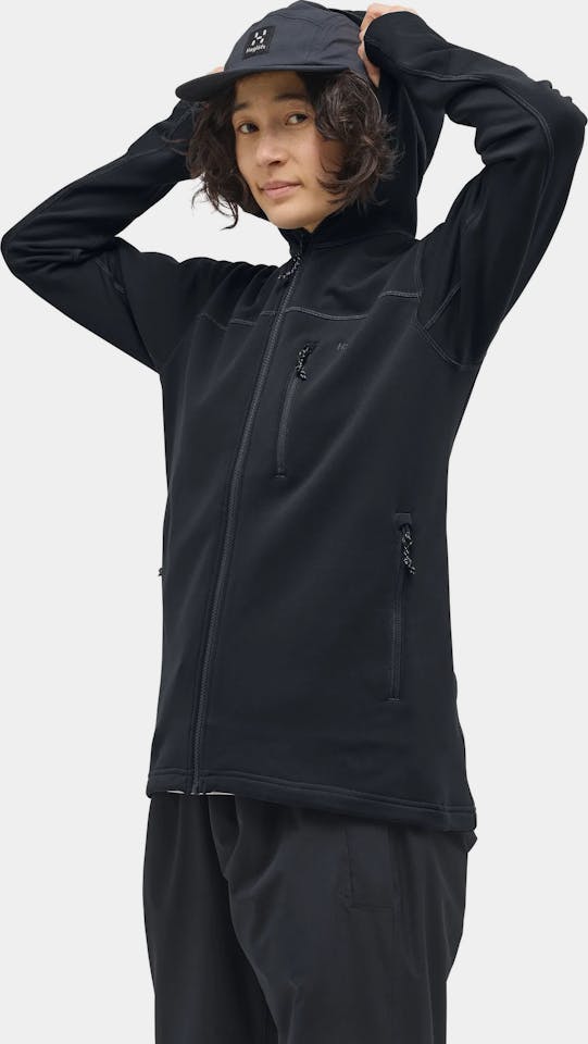 Haglöfs Women's Rosson Mid Hood True Black 01