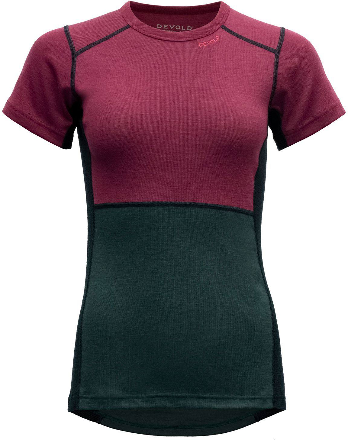 Devold Lauparen Merino 190 Tee Woman Beetroot 02