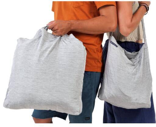 Ticket To The Moon Eco Bag M Premium Vaaleanharmaa 03