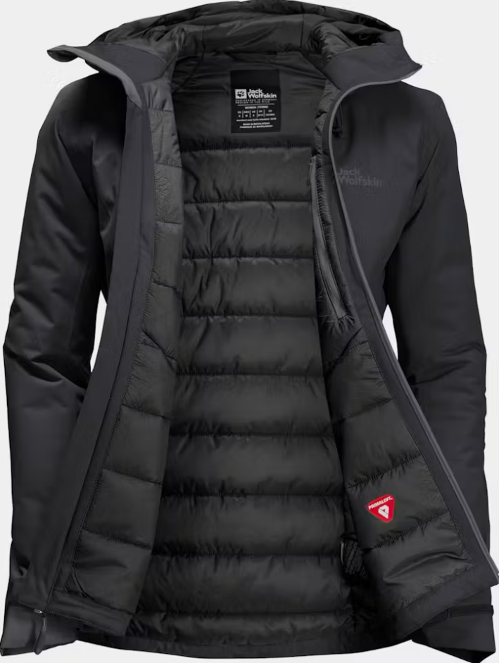 Jack Wolfskin Women's Wisper Ins Jacket XL Musta (Second Hand) Musta 03