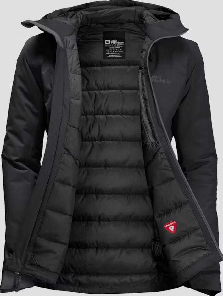 Jack Wolfskin Women's Wisper Ins Jacket XL Musta (Second Hand) Black 03