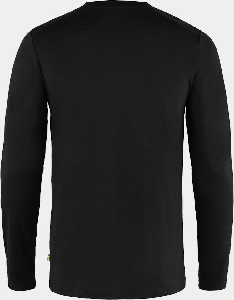 Fjällräven Men's Abisko Wool LS Musta 02