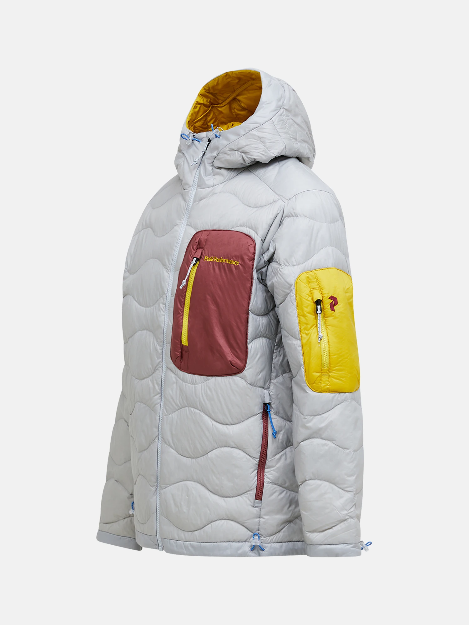 Peak Performance Men's Helium Utility Down Hood - Miesten kevytuntuvatakki Summit smoke / wild rouge 02