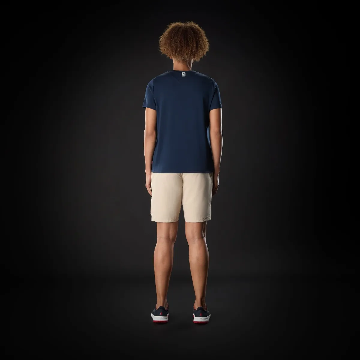 Musto Women's Evo Crew Sunblock Tee Navy 04