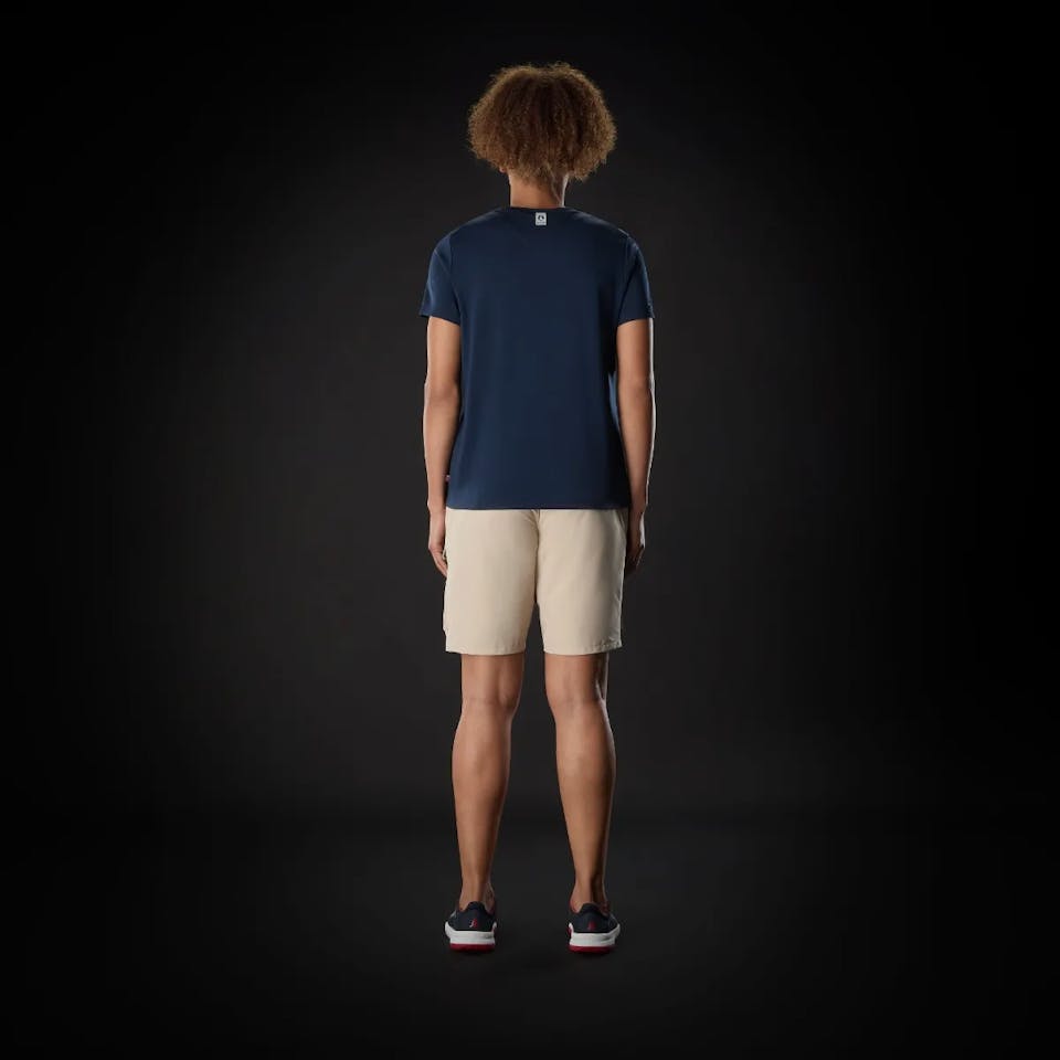 Musto Women's Evo Crew Sunblock Tee Navy 04