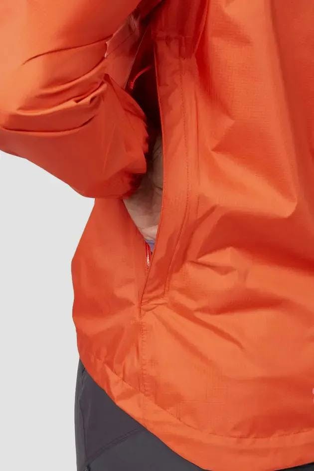 Rab Women's Cinder Downpour Jacket Red 08