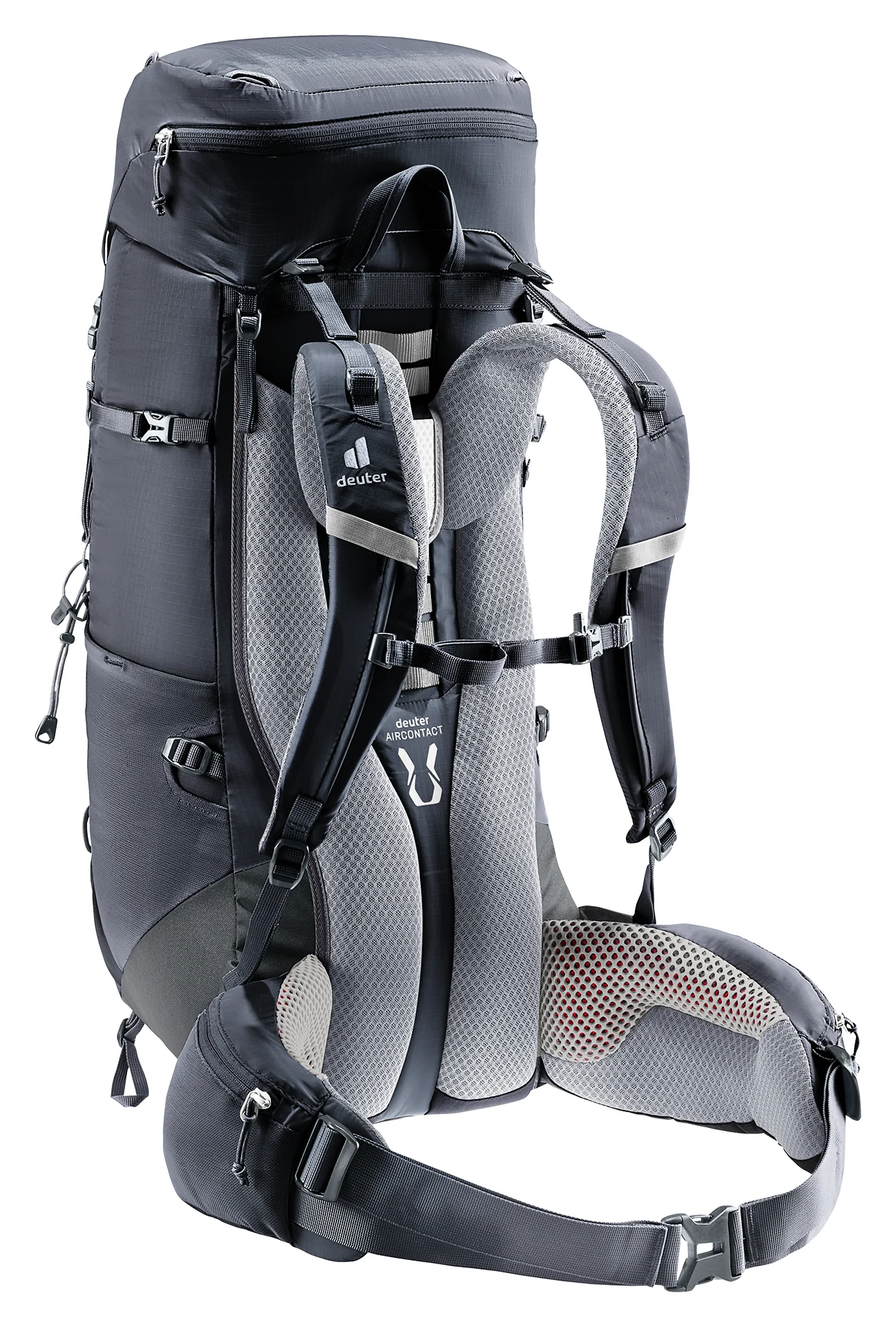 Deuter Aircontact Lite 40+10 Musta / Grafiitti 04