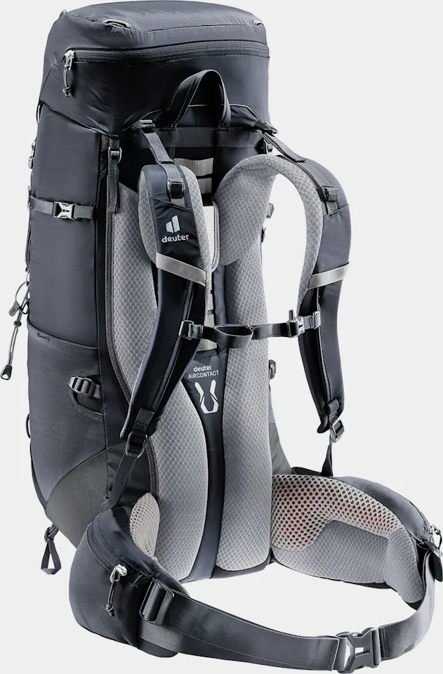 Deuter Aircontact Lite 40+10 Musta / Grafiitti 04