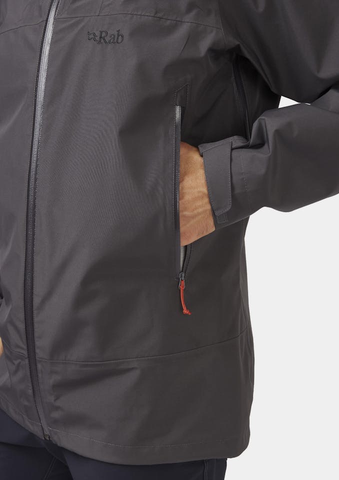 Rab Men's Namche GTX Jacket ja Lowa Men's Renegade Evo Mid GTX Musta 35