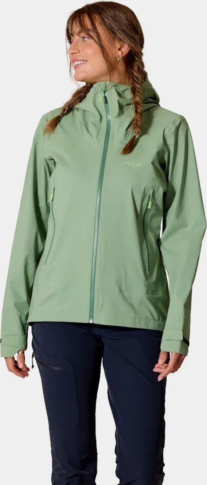 Rab Women's Firewall Light Jacket Dark Fig Green 01