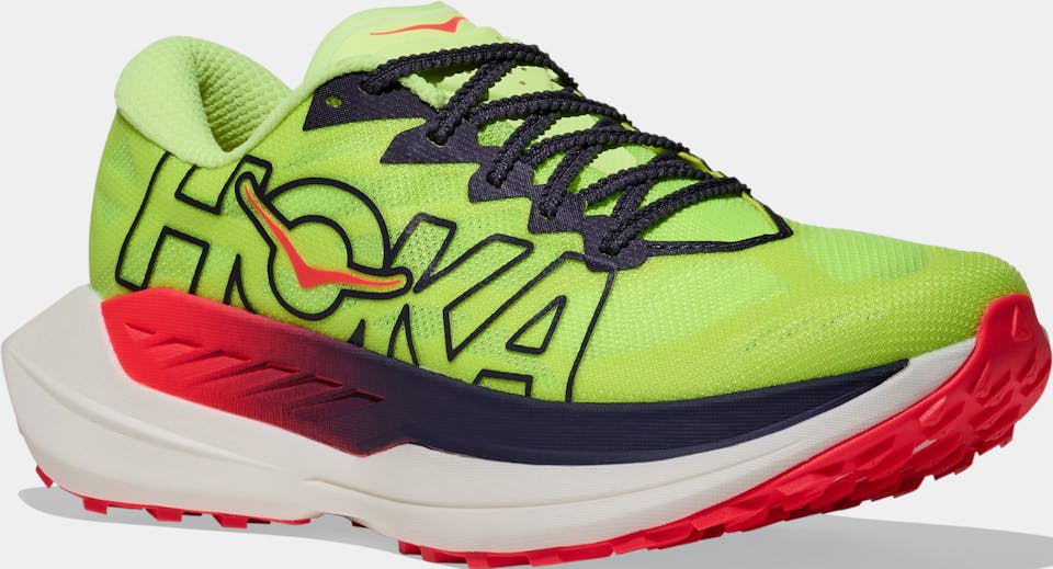 Hoka Men's Rocket X Trail Neon Yuzu / Neon Flame 05