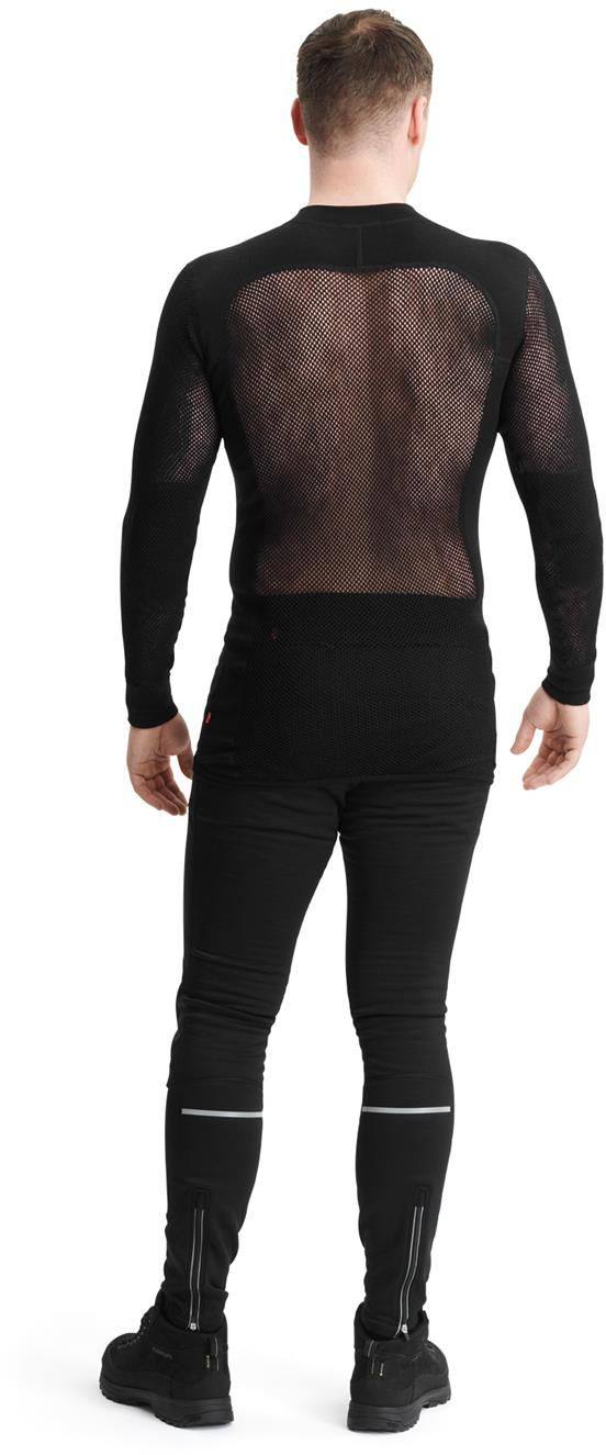 Aclima Men's WoolNet Crew Black 03