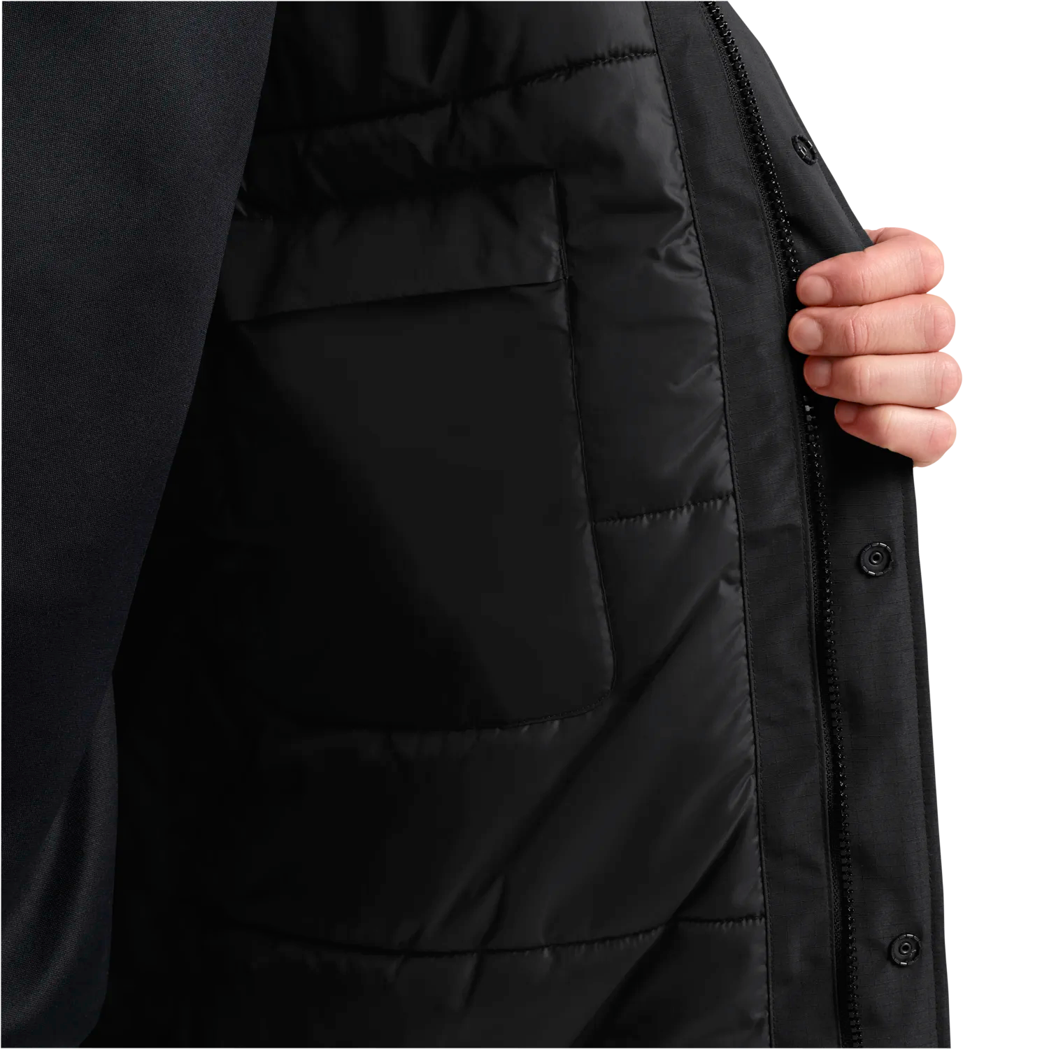 Jack Wolfskin Men's Glacier Shield Jacket - Miesten talvitakki Musta 09