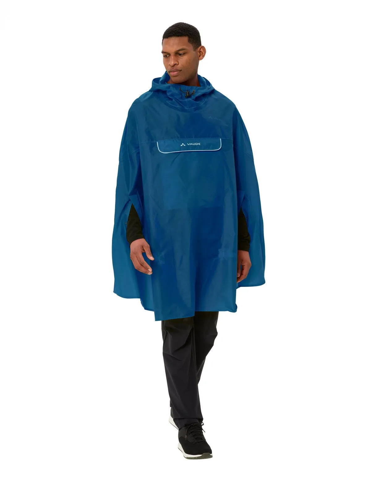 Vaude Valdipino Poncho Blue 06
