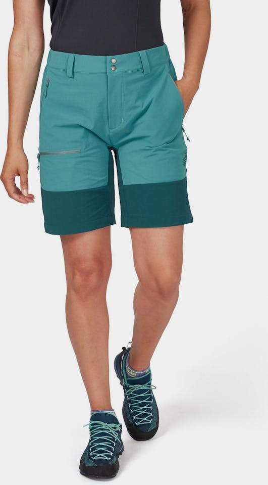 Rab Women's Torque Mountain Shorts 8" Turquoise 06