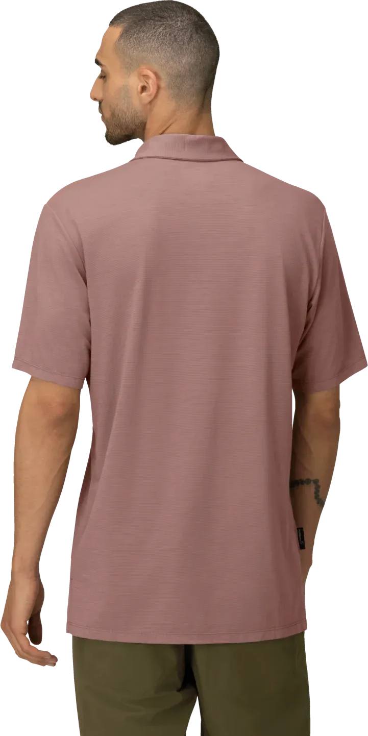 Norrøna Men's Femund Equalizer Merino Polo Grape 02