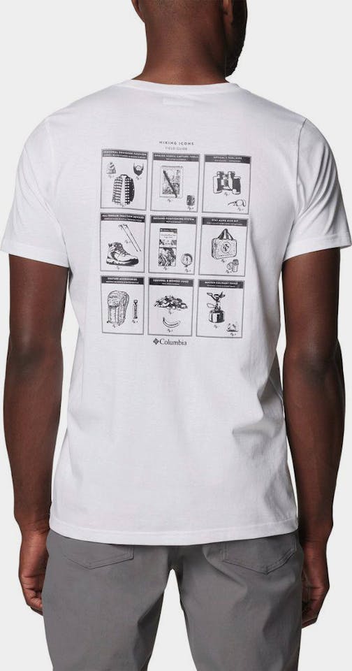 Columbia Men's Rapid Ridge II Back Graphic Tee Valkoinen 04