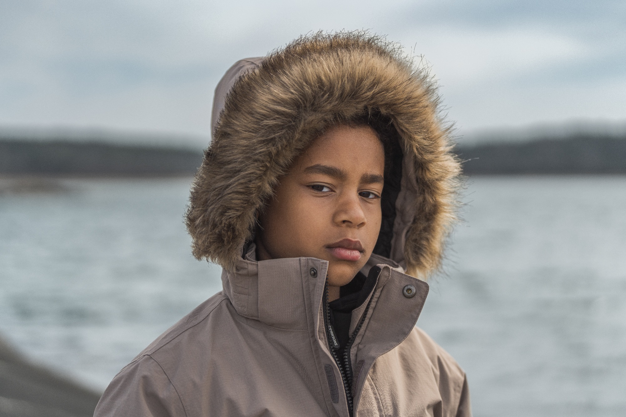 Didriksons Sylvin Kids Parka Ash 15