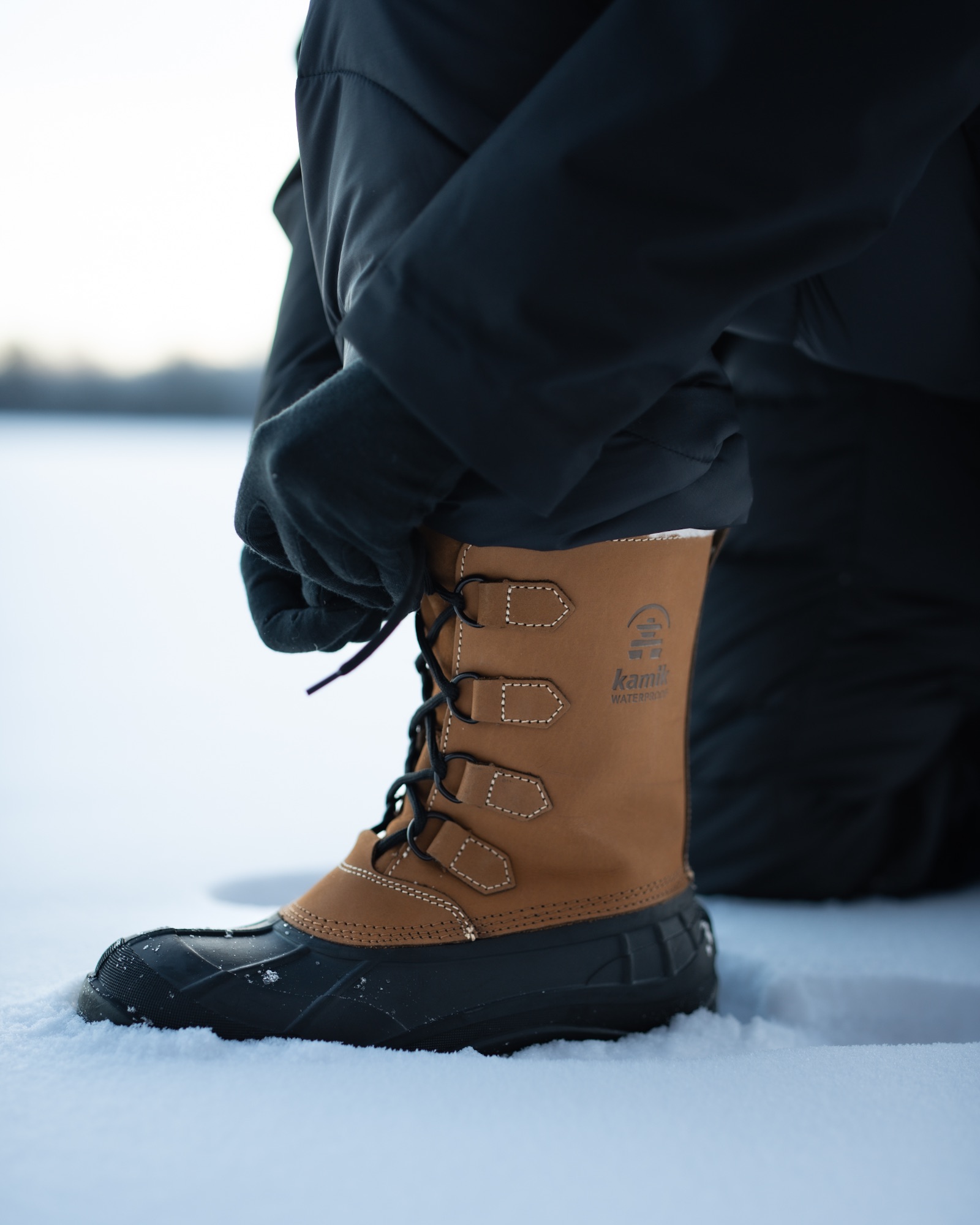 Kamik Women's Alborg - Naisten talvikengät Fossil 10