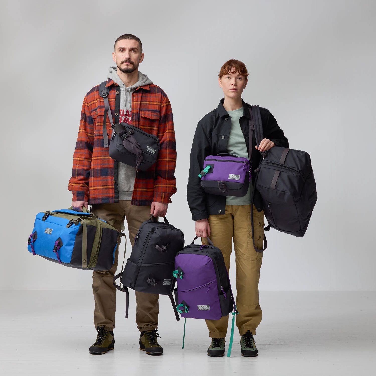 Fjällräven Vardag Shoulder Bag 6 Violette-Coal Black 17