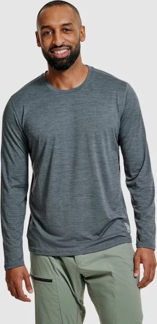 Lundhags Men's Tived Long Sleeve T-Shirt Sky Blue 02