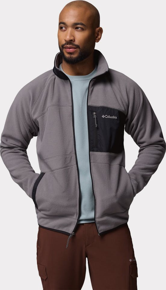 Columbia Men's Fast Trek Overlay Full Zip City Grey 01