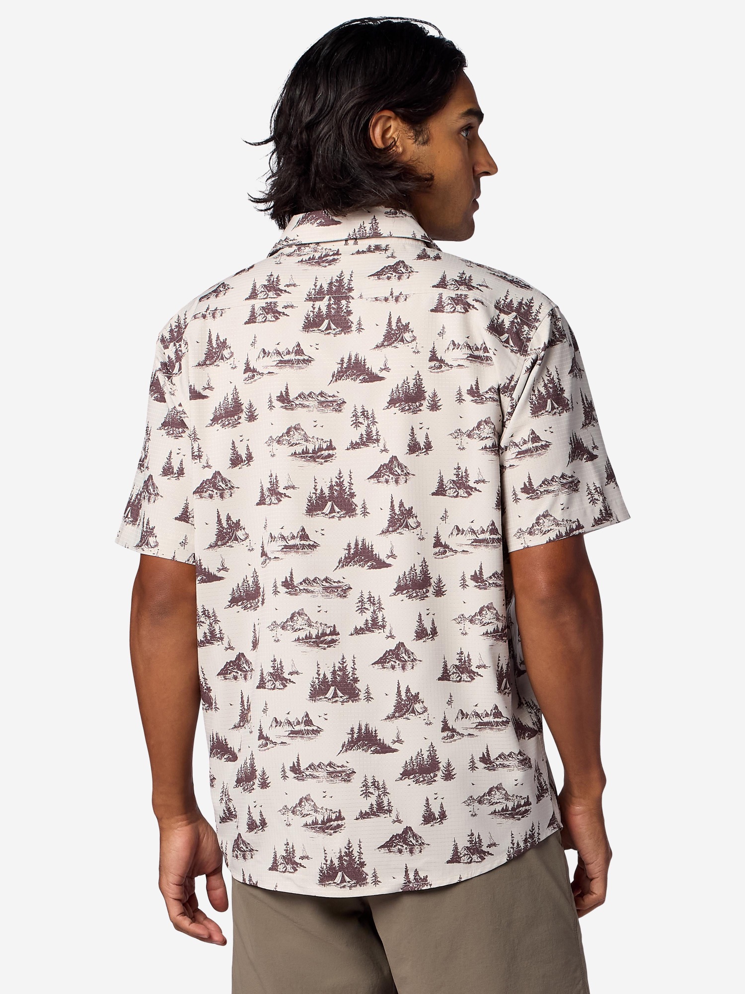 Marmot Men's Airexchange Short Sleeve Birch Bark Lakeside Campout 03