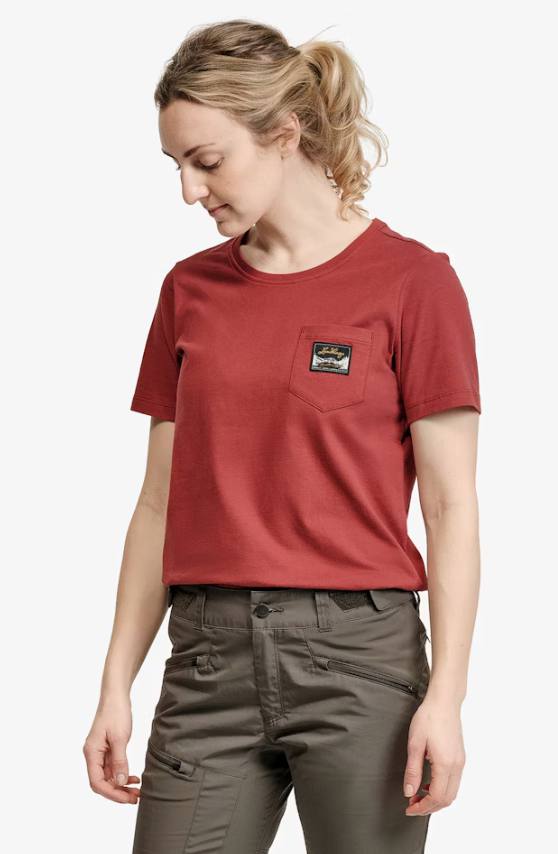 Lundhags Women's Knak Tee Rosewood 04