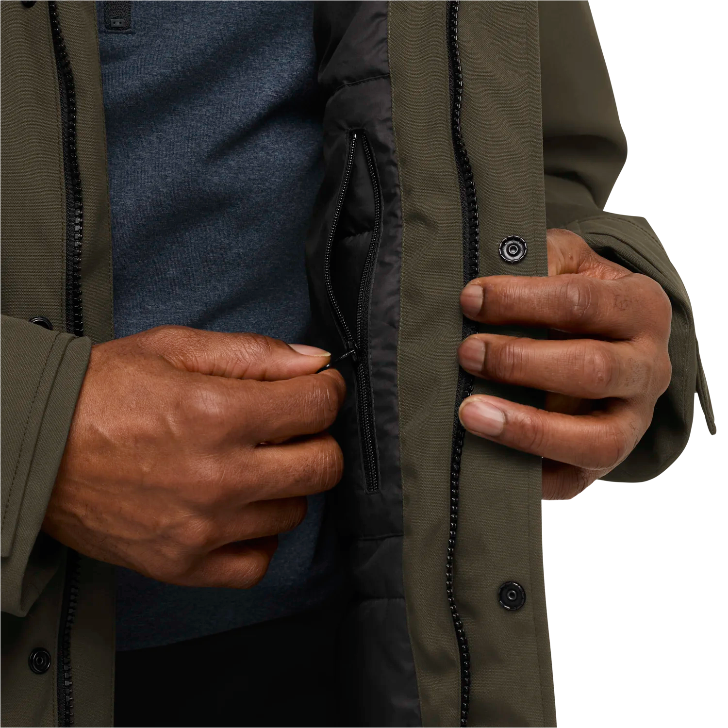 Jack Wolfskin Men's Canyon Shield Parka - Miesten talvitakki Obsidian 10