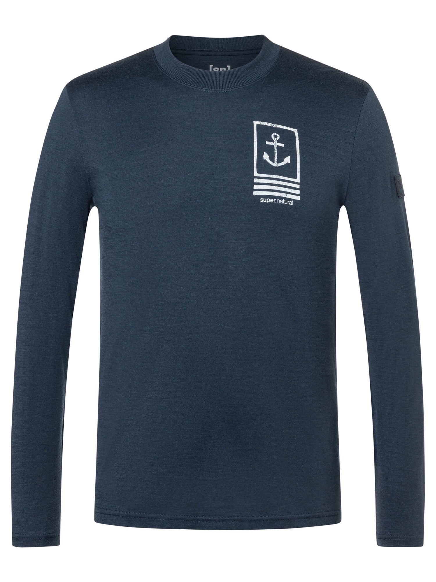 Supernatural Men's Lil Anchor Bio Long Sleeve Blueberry 02