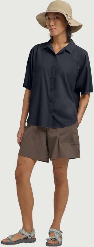 Jack Wolfskin Women's Sierra Quest SS Shirt Dark navy 03