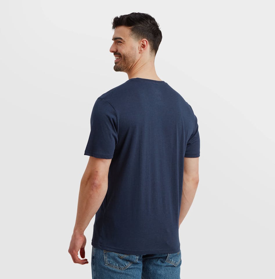 Sherpa Men's Bali Tee Tummansininen 05