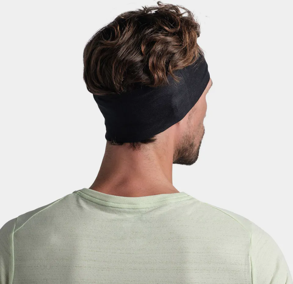 Buff Coolnet UV Wide Headband Black Solid 04