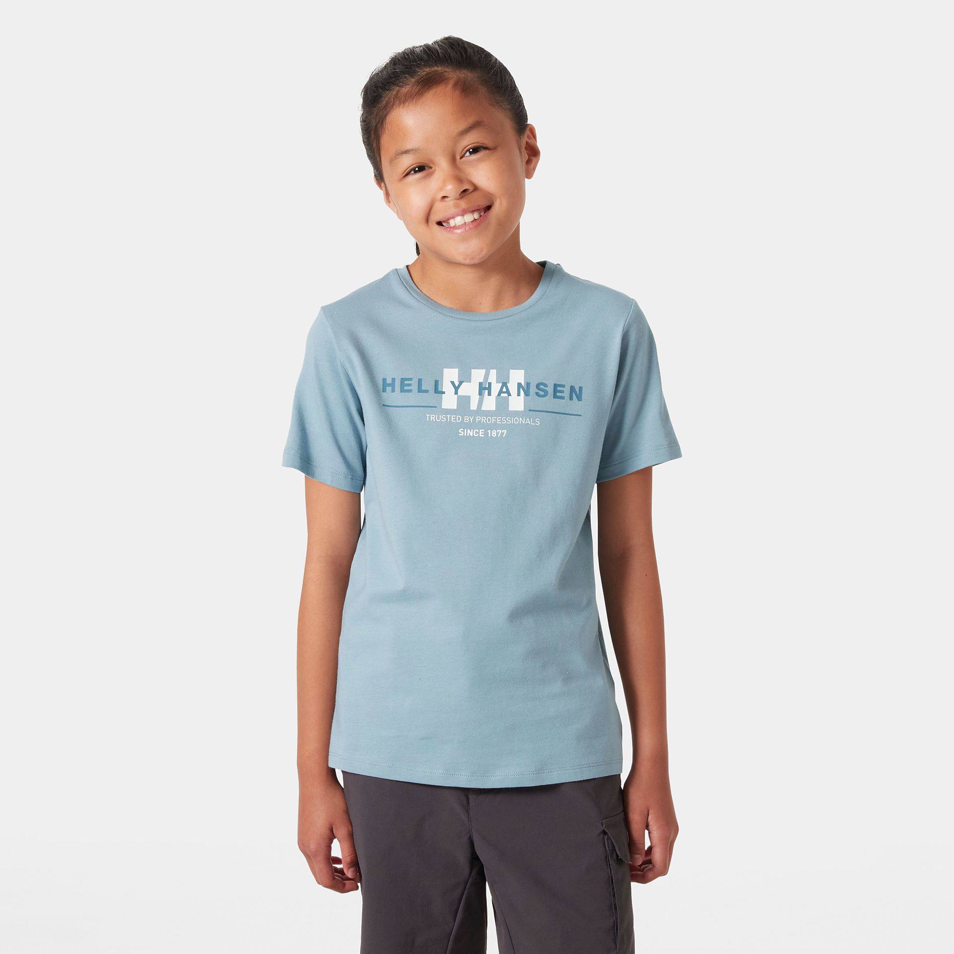 Helly Hansen Jr Graph Tee Sininen 03