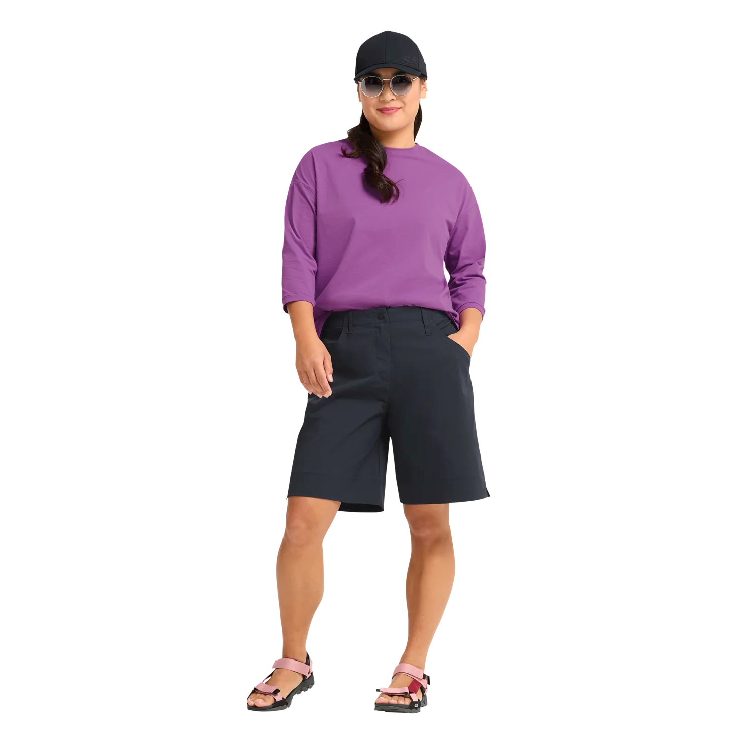 Jack Wolfskin Women's Travel 3/4 Tee Freesia 06