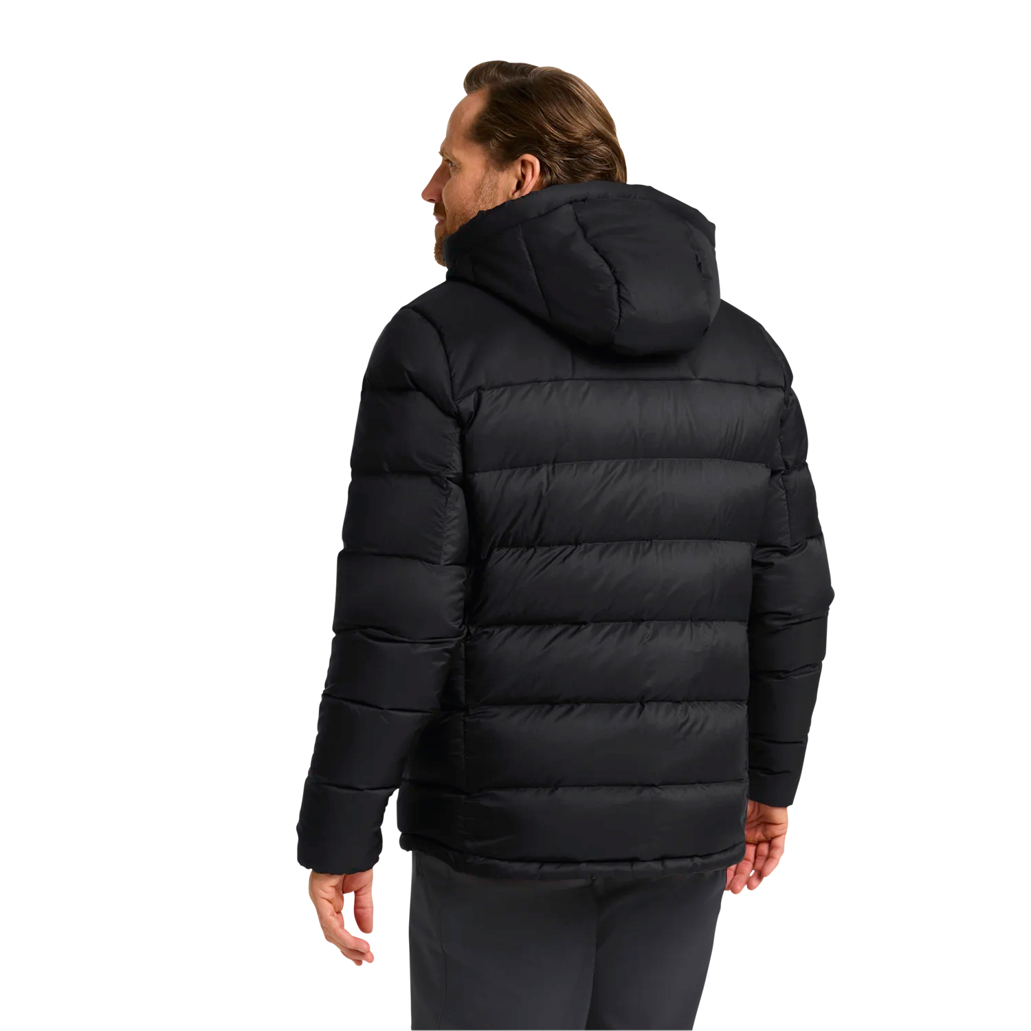 Jack Wolfskin Men's Nebelhorn Down Hoody - Miesten untuvatakki Musta 19